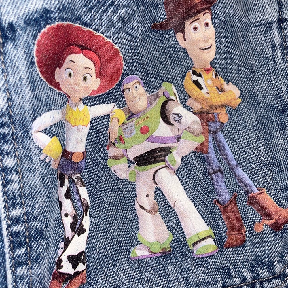 ZARA x Disney Toy Story paperbag denim jeans - Picture 6 of 8
